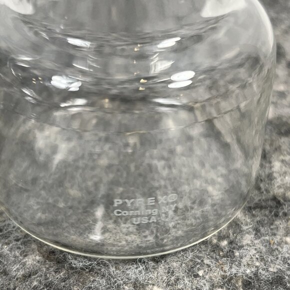 Set of 2 VTG Corning Pyrex 5" Un-candle Floating Candle Holders, Dumbell Glasses - Picture 5 of 11